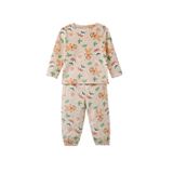 DeFacto Erkek Bebek Yılbaşı Temalı Velur Pijama Takımı, 4-5 Yaş, F5561A525WN, Bej-BG358, erkek-bebek