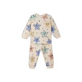 DeFacto Erkek Bebek Yıldız Desenli Pijama Takımı, 12-18 AY, G8845A526SP, Ekru-ER42, erkek-bebek