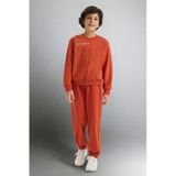 Defacto Erkek Çocuk 2li Takım Baskılı Sweatshirt Eşofman Altı G8061a825cwog171 Turuncu-og171