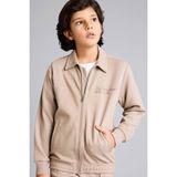 DeFacto Erkek Çocuk Baskılı Hırka, 8-9 Yaş, G1025A826SP, Haki-KH490, Erkek Çocuklar