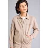 DeFacto Erkek Çocuk Baskılı Hırka Haki, 9-10 Yaş, G1025A826SP, Haki-KH490, Erkek Çocuklar