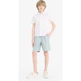 DeFacto Erkek Çocuk Beli Lastikli Gabardin Şort E6677A825HS - Gri-GR472 - 13 - 14 Yaş