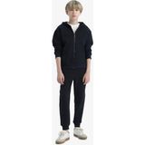 DeFacto Erkek Çocuk Beli Lastikli Okul Jogger Eşofman Altı K8846A625AU - Lacivert-NV253 - 8 - 9 Yaş