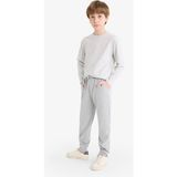 DeFacto Erkek Çocuk Beli Lastikli Okul Jogger Eşofman Altı R5970A625AU - Gri-GR377 - 11 - 12 Yaş