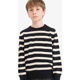 DeFacto Erkek Çocuk Bisiklet Yaka Çizgili Triko Kazak F0960A825WN - Siyah-BK81 - 8 - 9 Yaş