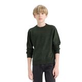 DeFacto Erkek Çocuk Bisiklet Yaka Triko Kazak, 5/6 Yaş (116cm), A4992A825WN, Haki, Erkek Çocuklar