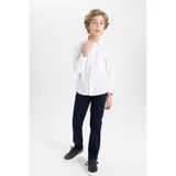 Defacto Erkek Çocuk Düz Paça Gabardin Pantolon X4224a626spnv146 Lacivert-nv146