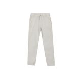 DeFacto Erkek Çocuk Erkek Çocuk Keten Görünümlü Chino Pantolon, Açık Gri, 9/10 Y