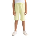 DeFacto Erkek Çocuk Erkek Çocuk Regular Fit Şort, Yeşil, 5/6 Y