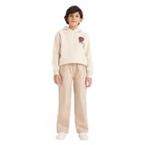 DeFacto Erkek Çocuk Gabardin Pantolon Bej Regular Fit, 7-8 Yaş, G6426A826SP, Bej-BG731, Erkek Çocuk