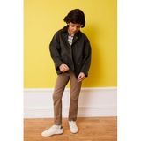 DeFacto Erkek Çocuk Haki Regular Fit Gabardin Pantolon, 7-8 Yaş, G6736A826SP, Haki-KH158, Erkek Çocuklar