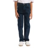DeFacto Erkek Çocuk Jean Pantolon Straight Fit Düz Paça, 11-12 Yaş, G3422A825CW, Mavi-NM34, Erkek Çocuk
