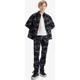 DeFacto Erkek Çocuk Jogger Fit Kamuflaj Desenli Gabardin Pantolon F1175A825AU - Gri-GR164 - 5 - 6 Yaş