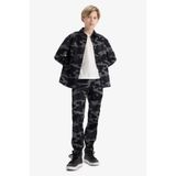 DeFacto Erkek Çocuk Jogger Fit Kamuflaj Desenli Gabardin Pantolon F1175A825AU