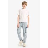 DEFACTO Erkek Çocuk Jogger Jean Pantolon, D.Blue, 11-12 Yaş