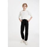 Defacto Erkek Çocuk Jogger Jogger Paça Gabardin Pantolon A9395a824wnbk81