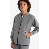 DeFacto Erkek Çocuk Kapüşonlu Fermuarlı Sweatshirt F0136A825WN - Antrasit-AR163 - Dropsuz - 7 - 8 Yaş