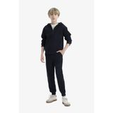 DeFacto Erkek Çocuk Kapüşonlu Okul Fermuarlı Sweatshirt