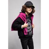 DeFacto Erkek Çocuk Kapüşonlu Sweatshirt, Siyah, 7-10 Yaş