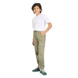 DeFacto Erkek Çocuk Kargo Jogger Gabardin Pantolon Haki, 9-10 Yaş, G6424A826SP, Haki-KH202, Erkek Çocuk