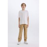 DeFacto Erkek Çocuk Loose Fit Standart Paça Gabardin Pantolon D3406A825SPBG739