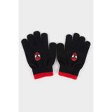 DeFacto Erkek Çocuk Marvel Spiderman Triko Eldiven X9305A625WN - Siyah-BK32 - Dropsuz - 8 - 9 Yaş