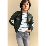 DeFacto Erkek Çocuk Mont, 13-14 Yaş, G6173A8, Yeşil-GN536, Erkek Çocuk