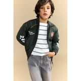 DeFacto Erkek Çocuk Mont, 7-8 Yaş, G6173A8, Yeşil-GN536, Erkek Çocuk
