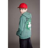 DeFacto Erkek Çocuk NBA Boston Celtics Kapüşonlu İçi Yumuşak Tüylü Sırt Baskılı Sweatshirt D8020A824WN