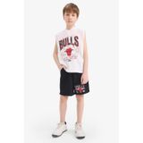 DeFacto Erkek Çocuk NBA Chicago Bulls 2'li Takım Kapüşonlu Kolsuz Tişört Beli Lastikli Şort E7104A825HSWT34