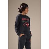 DeFacto Erkek Çocuk NBA Chicago Bulls Kapüşonlu Sweatshirt F4086A825AU - Antrasit-AR31 - Dropsuz - 8 - 9 Yaş