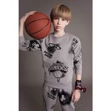 Defacto Erkek Çocuk NBA Current Teams Bisiklet Yaka Sweatshirt