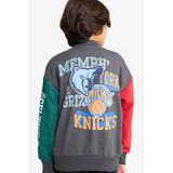 DeFacto Erkek Çocuk NBA Current Teams Kolej Yaka Sırt Baskılı Bomber Ceket E8845A825AU
