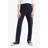 Defacto Erkek Çocuk Okula Dönüş Regular Fit Düz Paça Gabardin Pantolon U3254a625aunv253 Lacivert