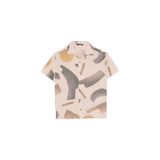 DeFacto Erkek Çocuk Oversize Desenli Gömlek Ekru, 9-10 Yaş, G6728A826SM, Ekru-ER105, Erkek Çocuk