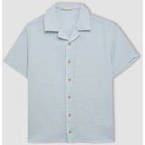 Defacto Erkek Çocuk Oversize Fit Polo Yaka Müslin Kısa Kollu Gömlek W3239a624hsbe61