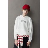 DeFacto Erkek Çocuk Oversize Geniş Kalıp Kapüşonlu Nakışlı Sweatshirt D8498A825SP