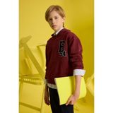 DeFacto Erkek Çocuk Oversize Geniş Kalıp Kapüşonlu Okul Sweatshirt F2714A825AU