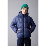 DEFACTO Erkek Çocuk Oversize Mont, Lacivert, 9-10 Yaş