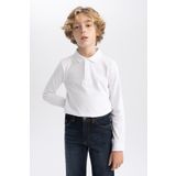 DeFacto Erkek Çocuk Pike Uzun Kollu Basic Polo Tişört L0288a624sp