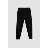 DeFacto Erkek Çocuk Siyah Beli Paçası Lastikli Cepli Basic Düz Okul Jogger Eşofman Altı K8846A624AU - Siyah-BK81 - 8 - 9 Yaş