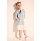 DeFacto Erkek Çocuk Şort Regular Fit Pamuklu, 5-6 Yaş, H3915A826HS, Ekru-ER118, Erkek Çocuk
