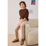 DeFacto Erkek Çocuk Standart Paça Pantolon Regular Fit, 9-10 Yaş, G3341A825CW, Bej-BG73, Erkek Çocuk