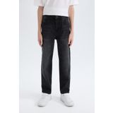 DeFacto Erkek Çocuk Straight Fit Basic Düz Jean Pantolon C7230A825SM