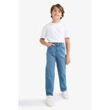 DeFacto Erkek Çocuk Straight Fit Düz Paça Jean Pantolon F0455A825AU