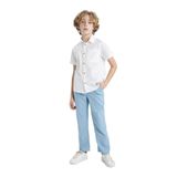 DeFacto Erkek Çocuk Straight Fit Düz Paça Jean Pantolon Mavi 9/10 Yaş