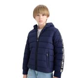 DeFacto Erkek Çocuk Su Geçirmez Kapüşonlu Polar Astarlı Şişme Mont 7-8 Yaş, 7-8 Yaş, 26K801001799_D8010072, Mavi, Erkek Çocuklar