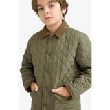DeFacto Erkek Çocuk Su Geçirmez Polo Yaka Pelüş Astar Mont F0429A825AU