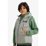 DeFacto Erkek Çocuk Su İtici Baskılı Yelek, 8-9 Yaş, F7339A826SP, Yeşil-GN1110, Erkek Çocuklar