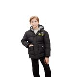 DeFacto Erkek Çocuk Su İtici Kapüşonlu Mont, 7-8 Yaş, C5522A8BK27mc, siyah, Erkek Çocuklar